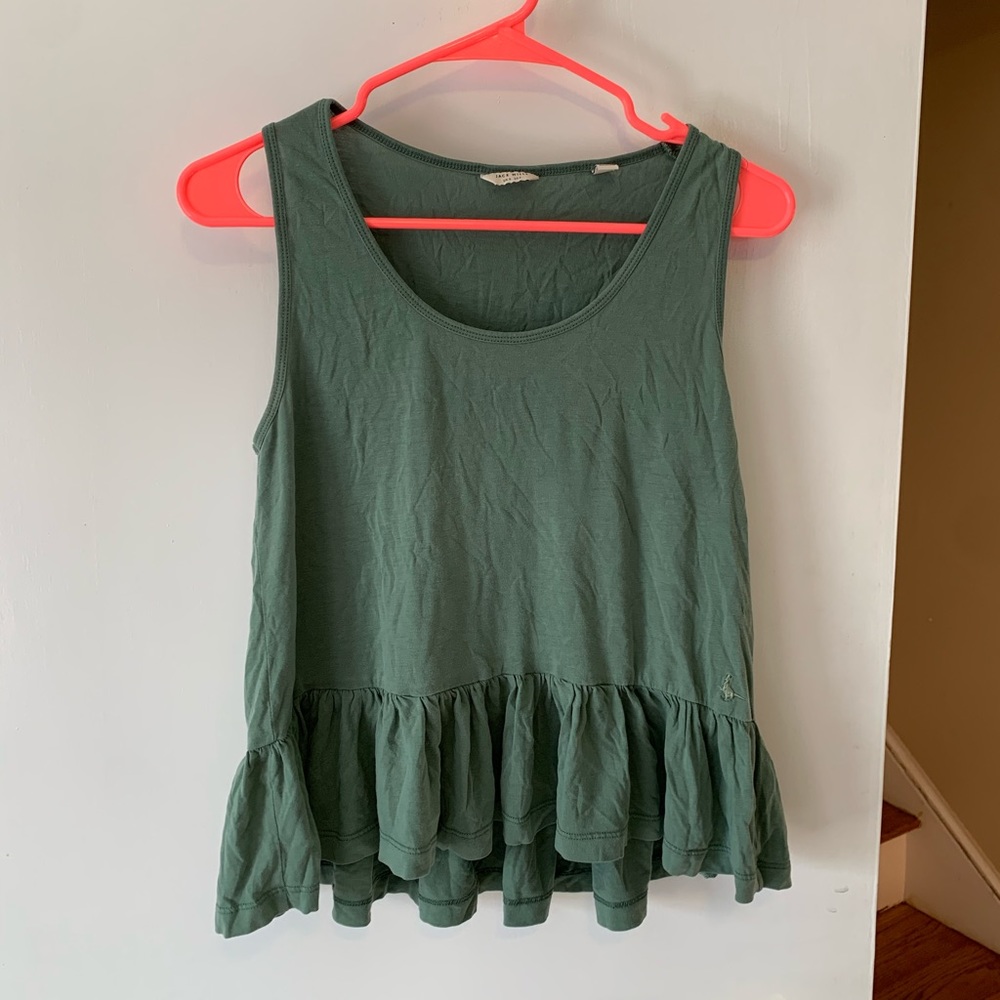 Jack wills peplum tank top